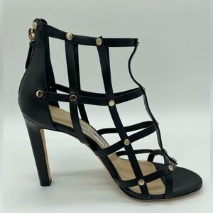 Jimmy‎ Choo Tina Studded Cage Sandals EU 38